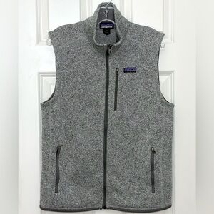 Patagonia Better Sweater Fleece Vest Men’s M Stonewash Heather Full Zip